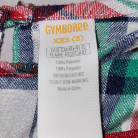 🎄 Gymboree Plaid Flannel Nightgown Sleepwear - Picture 2 of 4